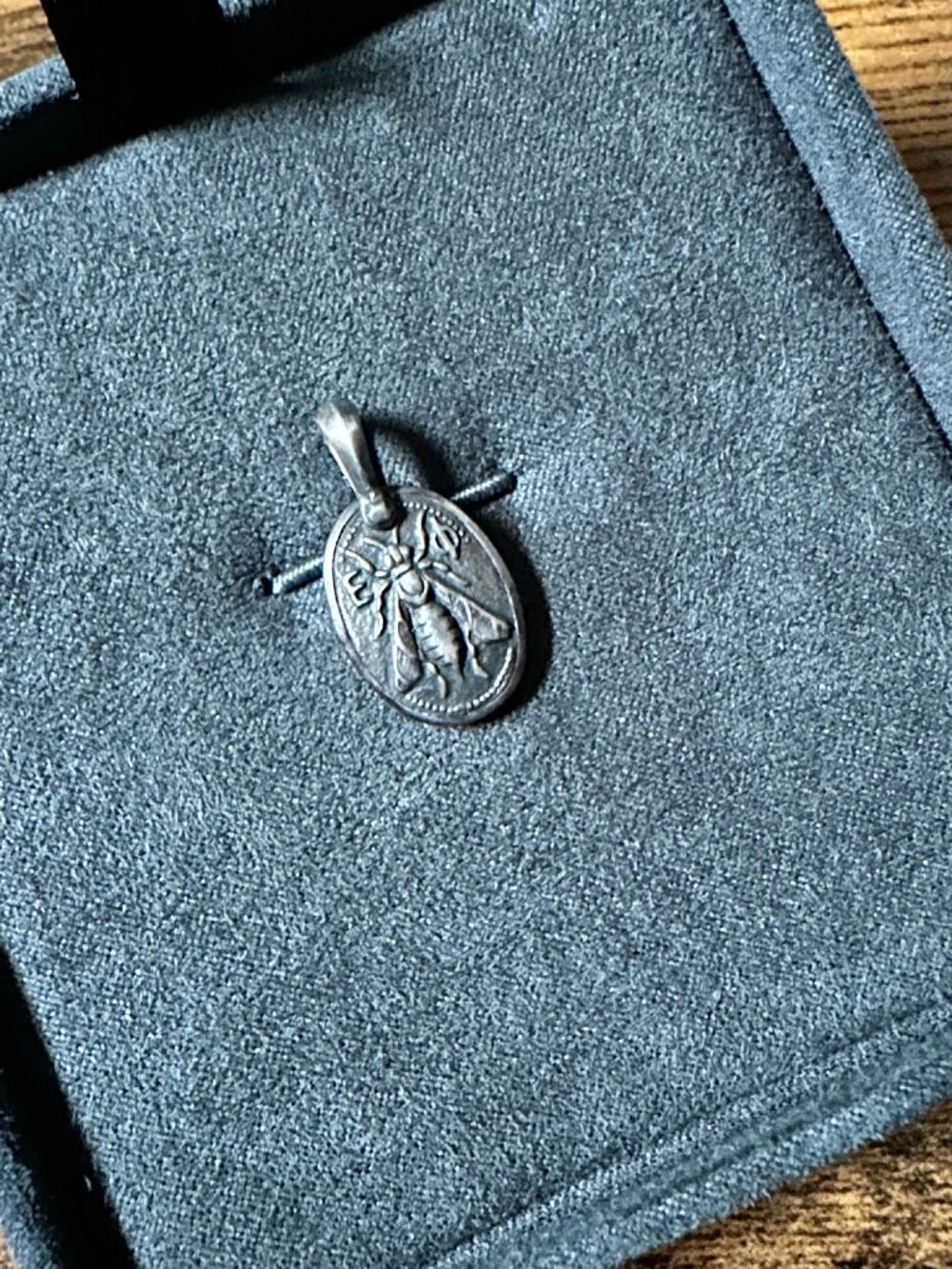 David Yurman Petrvs Bee Pendant Amulet in Sterling Silver